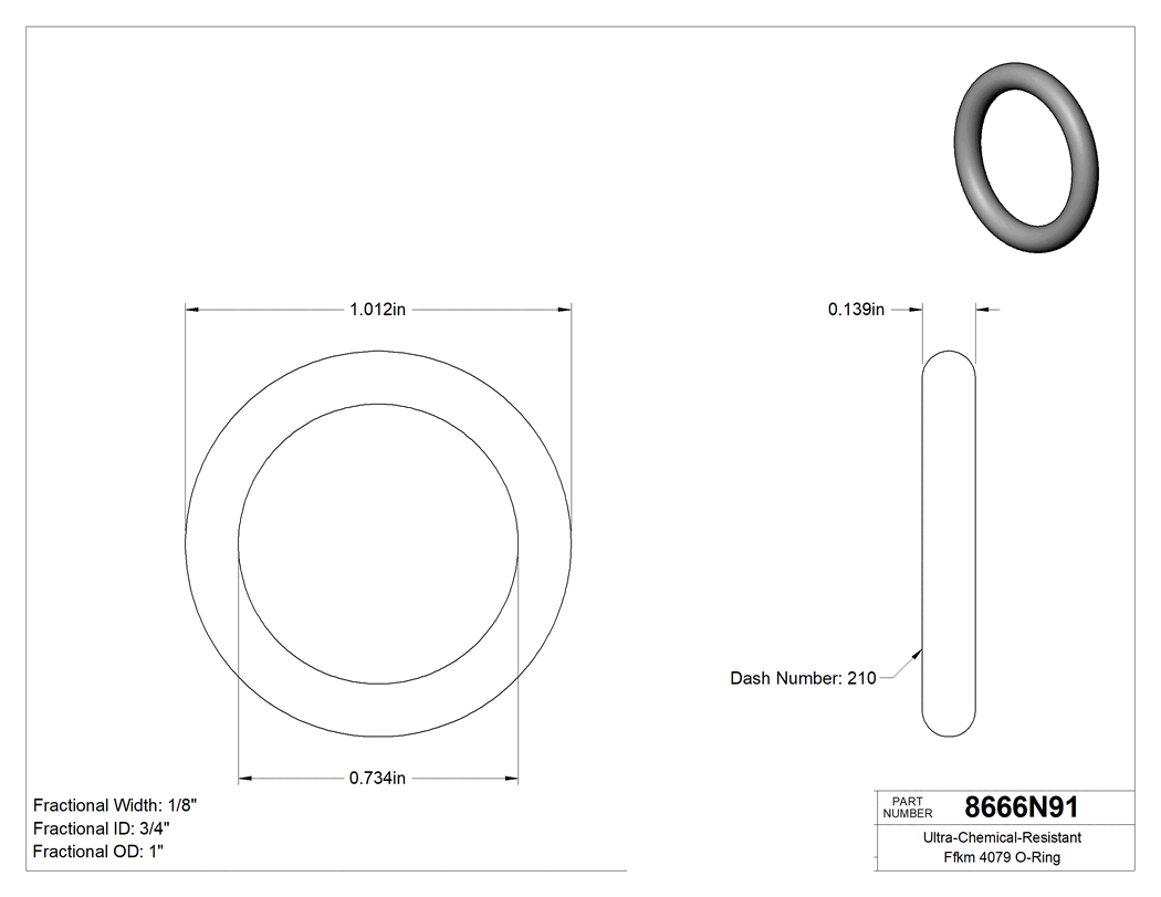 Technical drawing - 8666N91